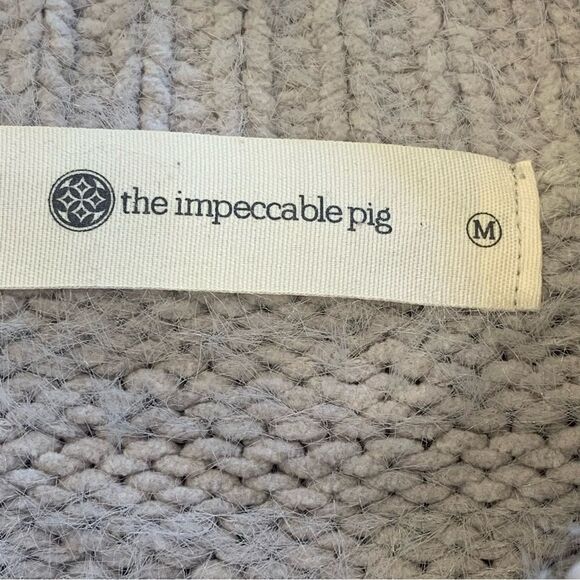 The Impeccable Pig Gray Sweater Size Medium - Picture 6 of 10